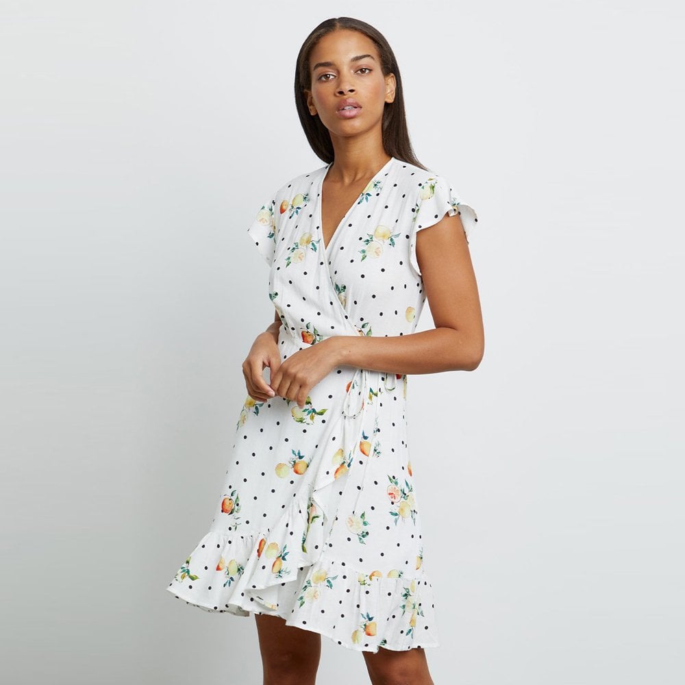 Koreen Dress - Polka Dot Citrus