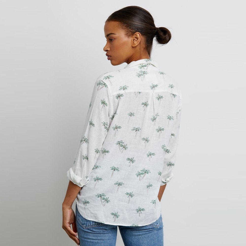 - Charli Shirt - Sketched Palms