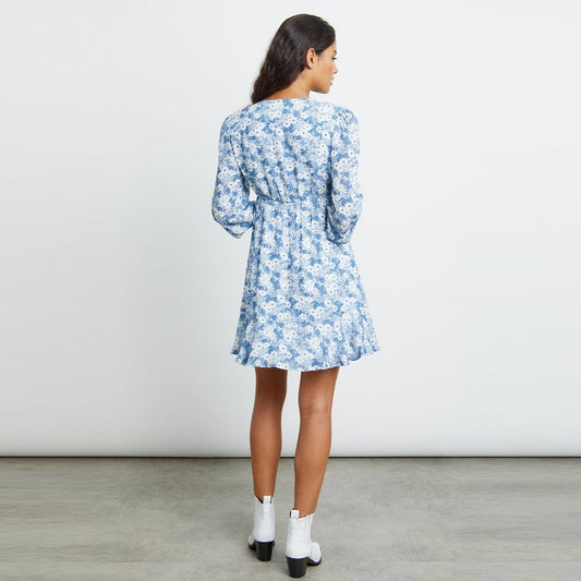 - Elsie Long Sleeve Dress - Blue Jasmine