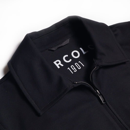 - Zip-Through Bomber Jacket - Black