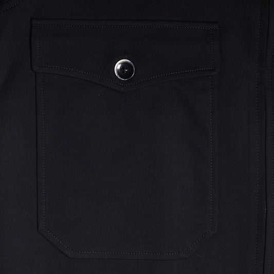 - Zip-Through Bomber Jacket - Black