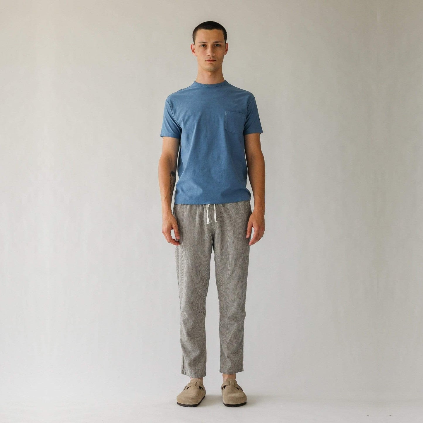 - Washed Summer T-Shirt - Blue