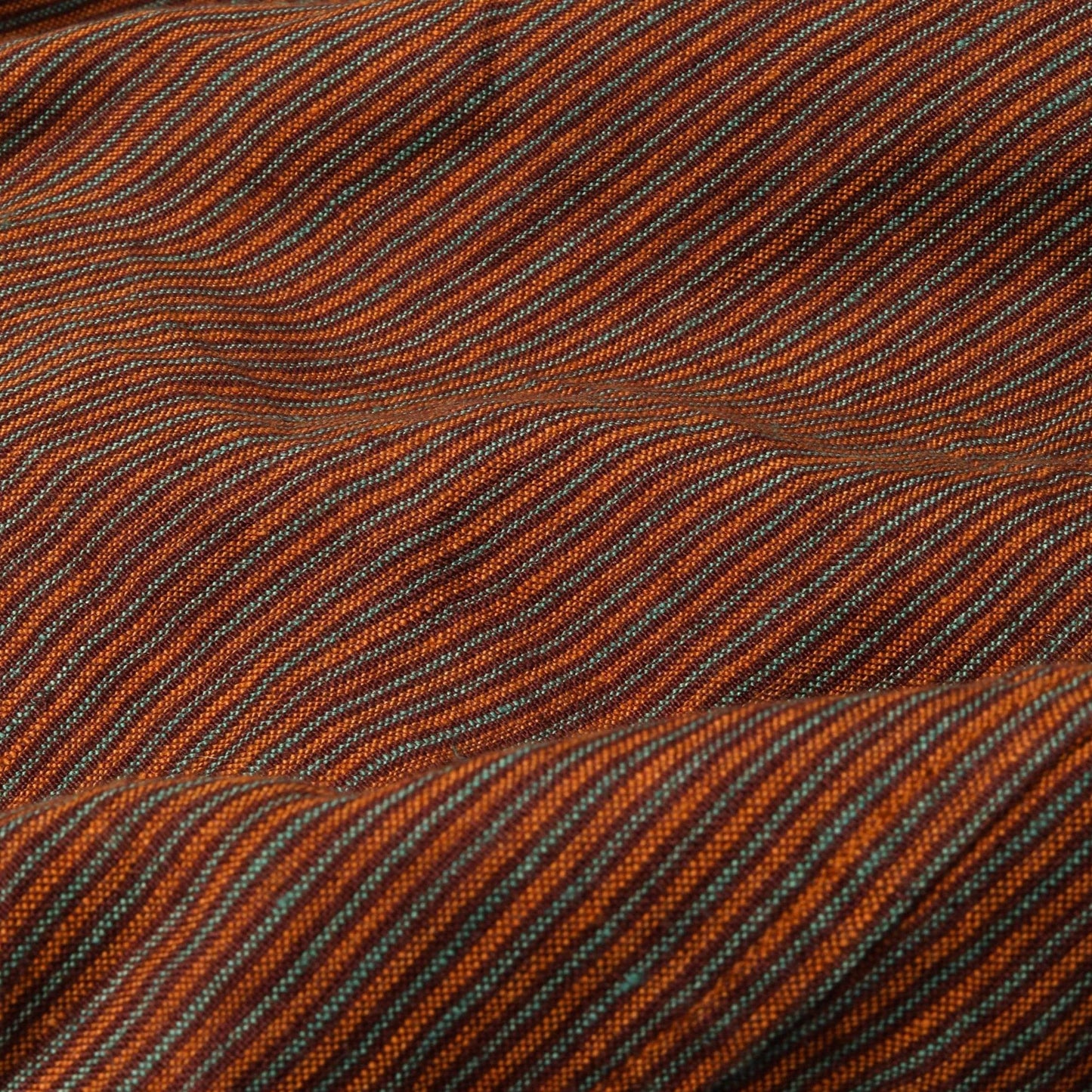 - Summer Stripe Overshirt - Auburn