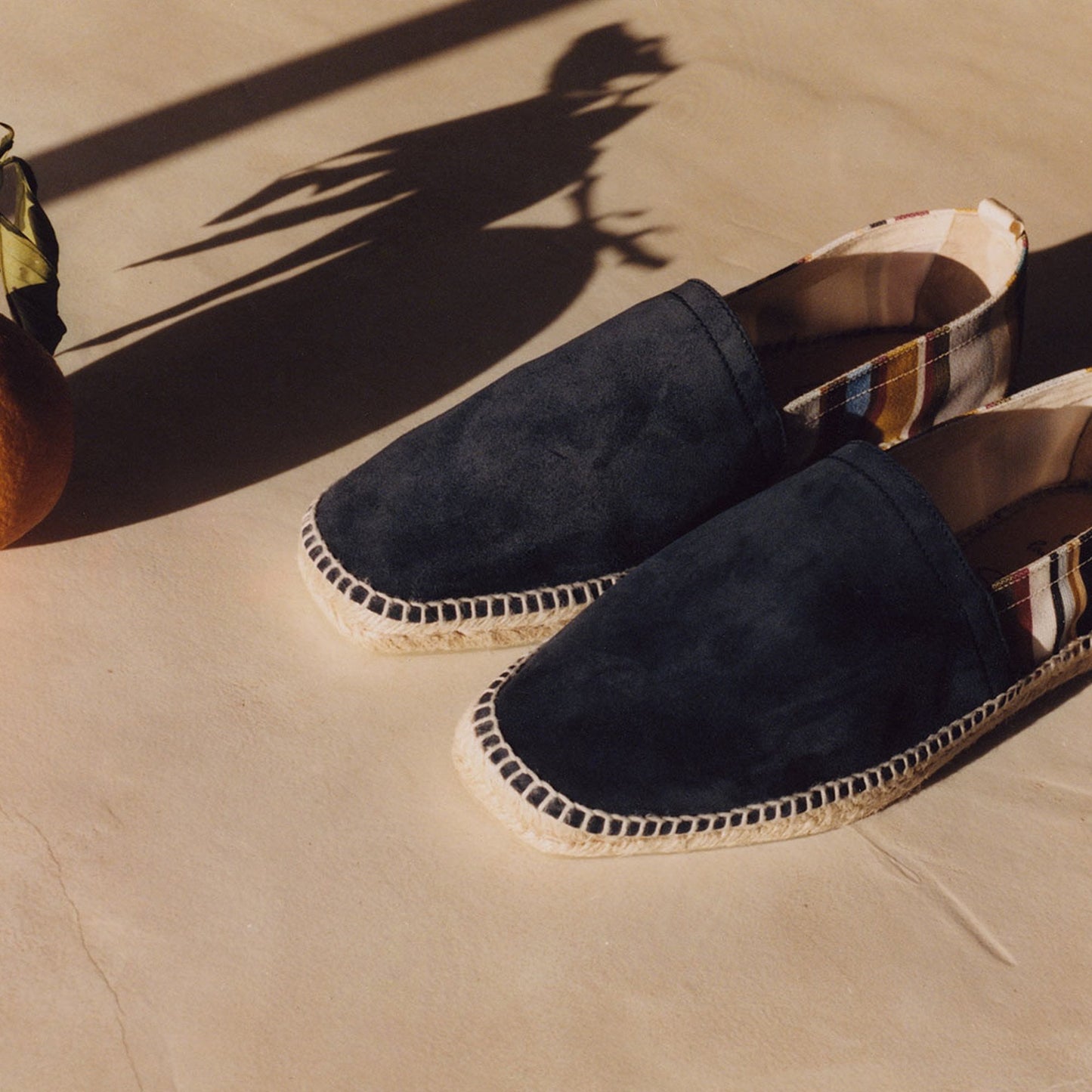 - Castañer X Paul Smith - Suede and Stripe 'Pablo' Espadrilles