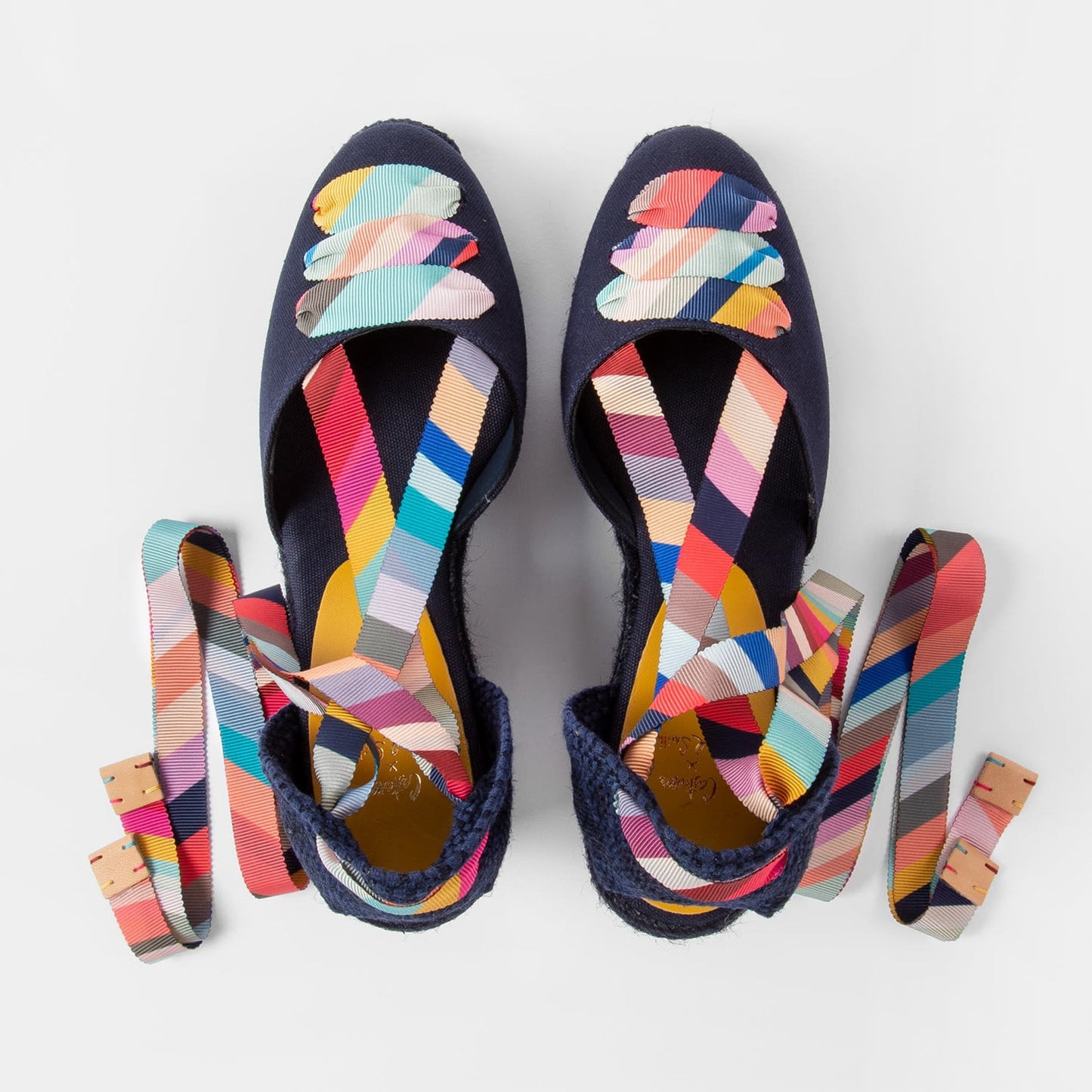 - Castañer X Paul Smith - 'Swirl' Espadrille 'Coralia' Wedges