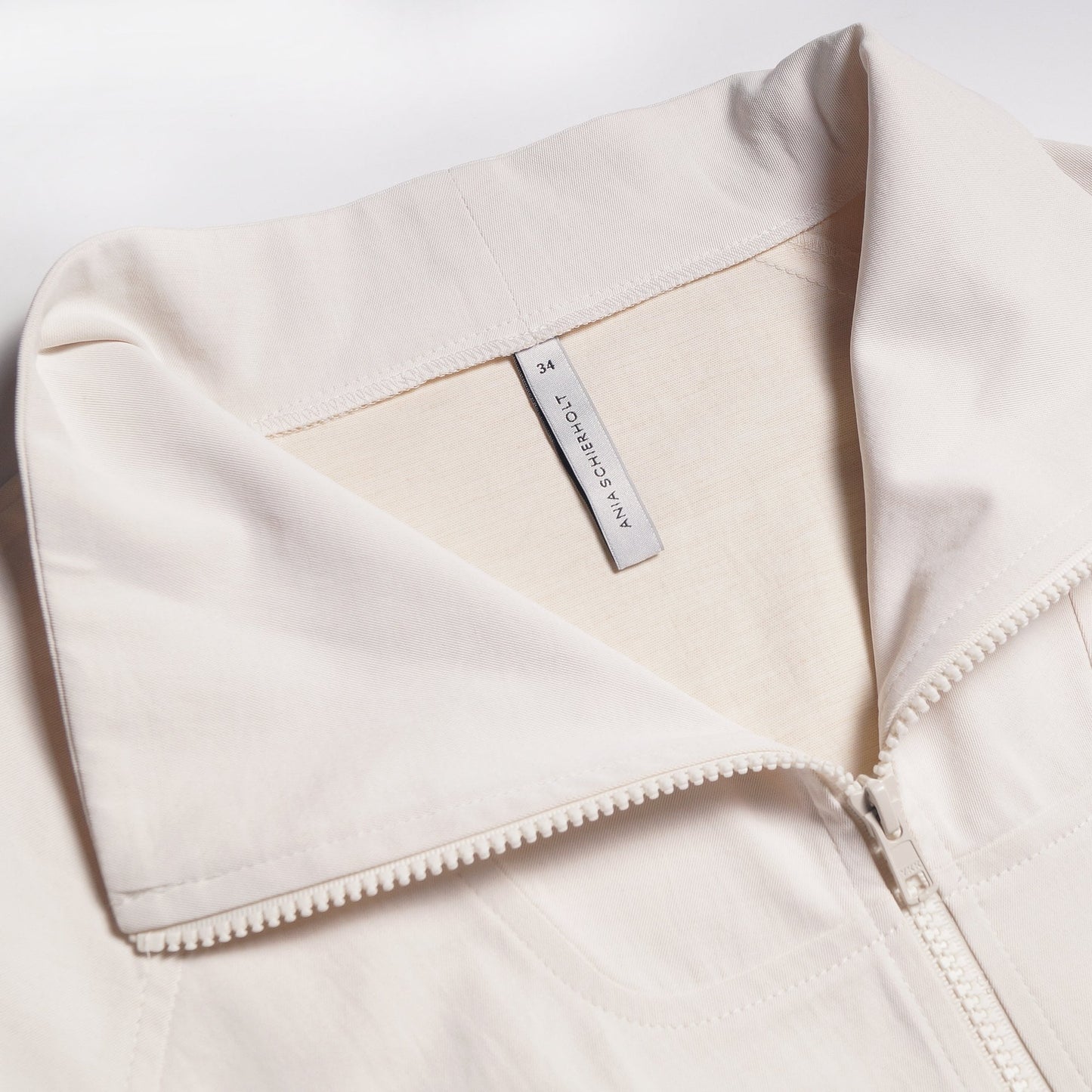 - Zip Front Jacket - Off-White
