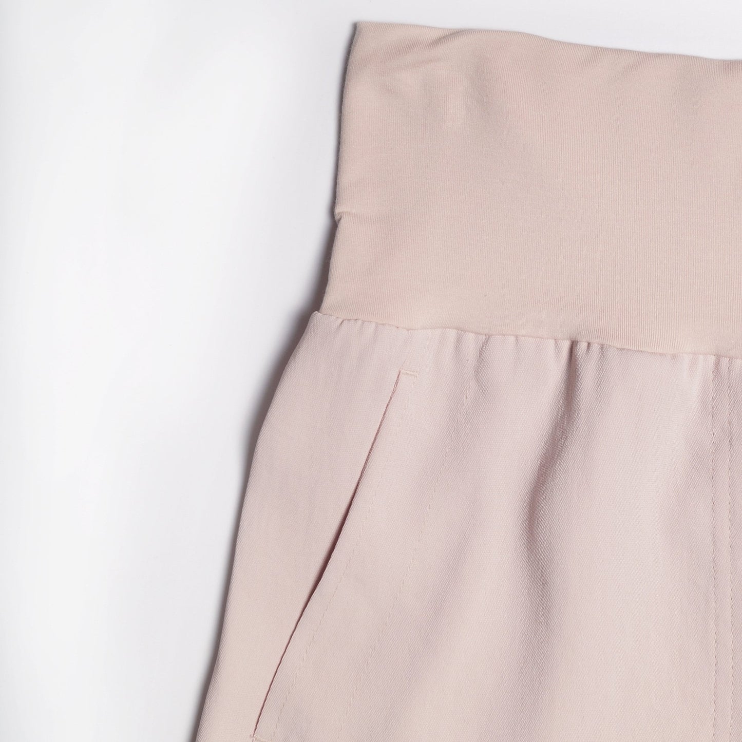 - Wide-Leg Trousers - Nude/Pink