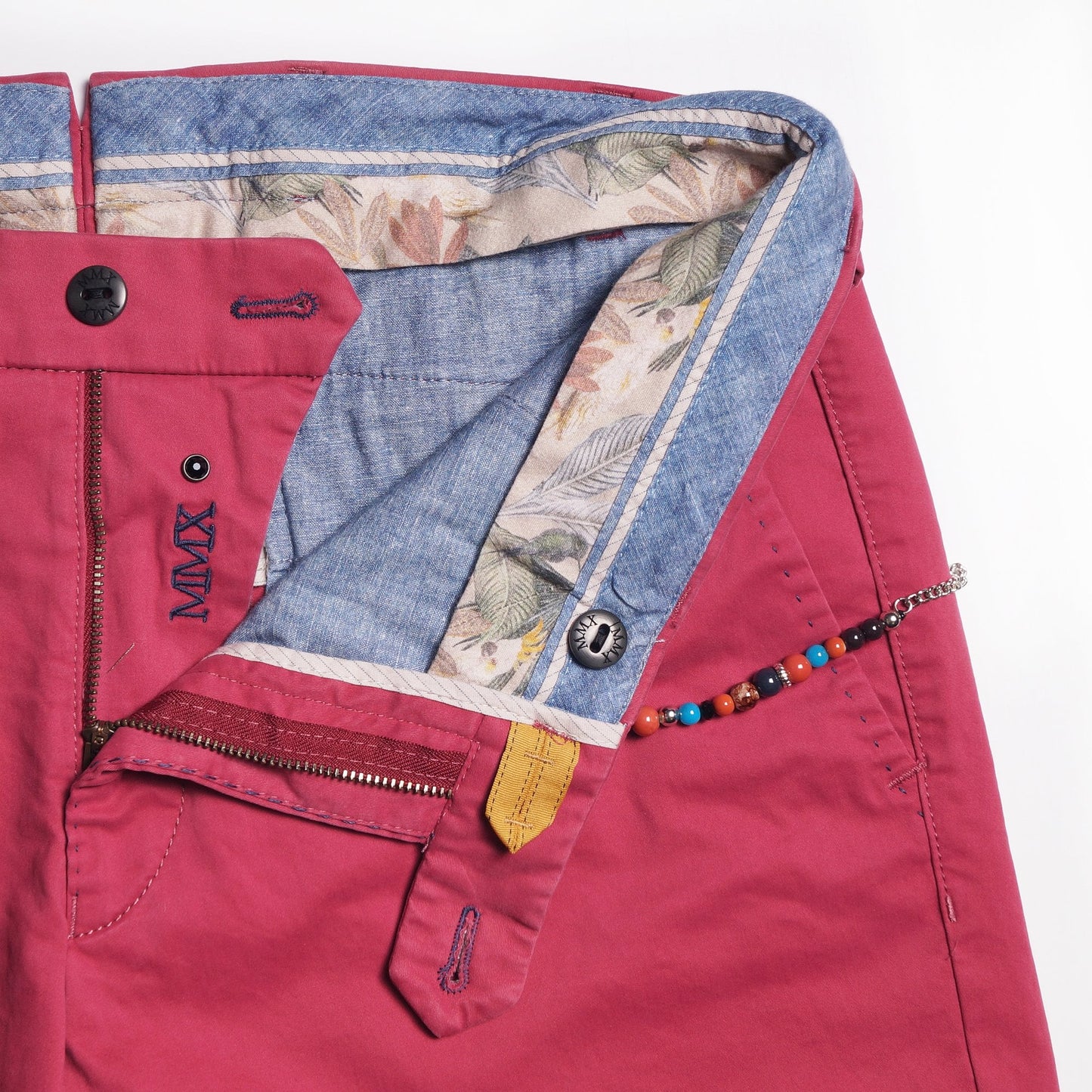 - Pegasus - Cotton Chino Shorts - Pink