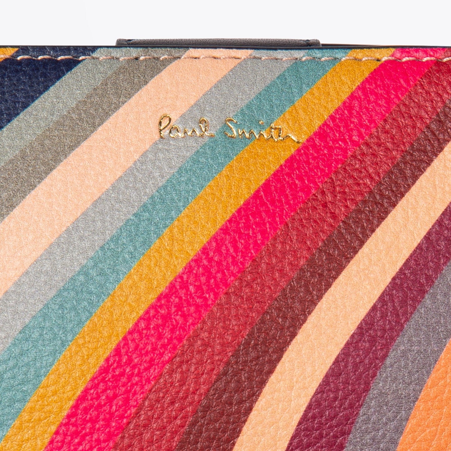 - 'Swirl' Print Small Leather Bucket Bag - Multi