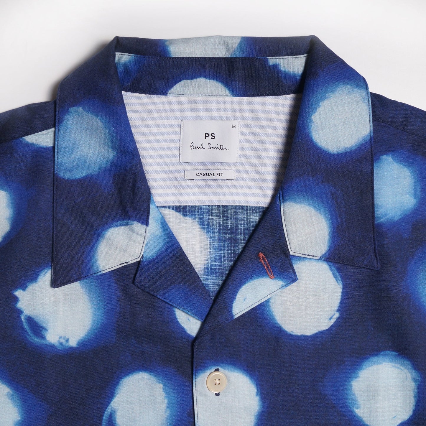 - 'Tagiatelle Spot' Print Organic-Cotton Shirt - Blue