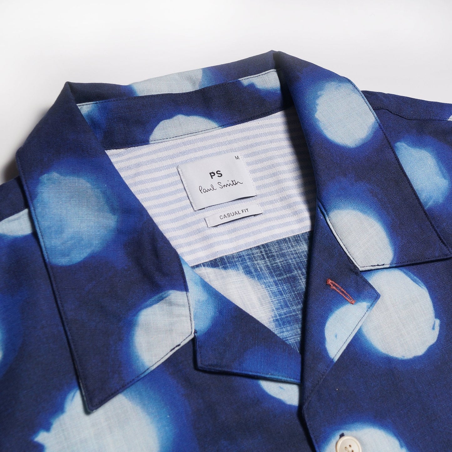 - 'Tagiatelle Spot' Print Organic-Cotton Shirt - Blue