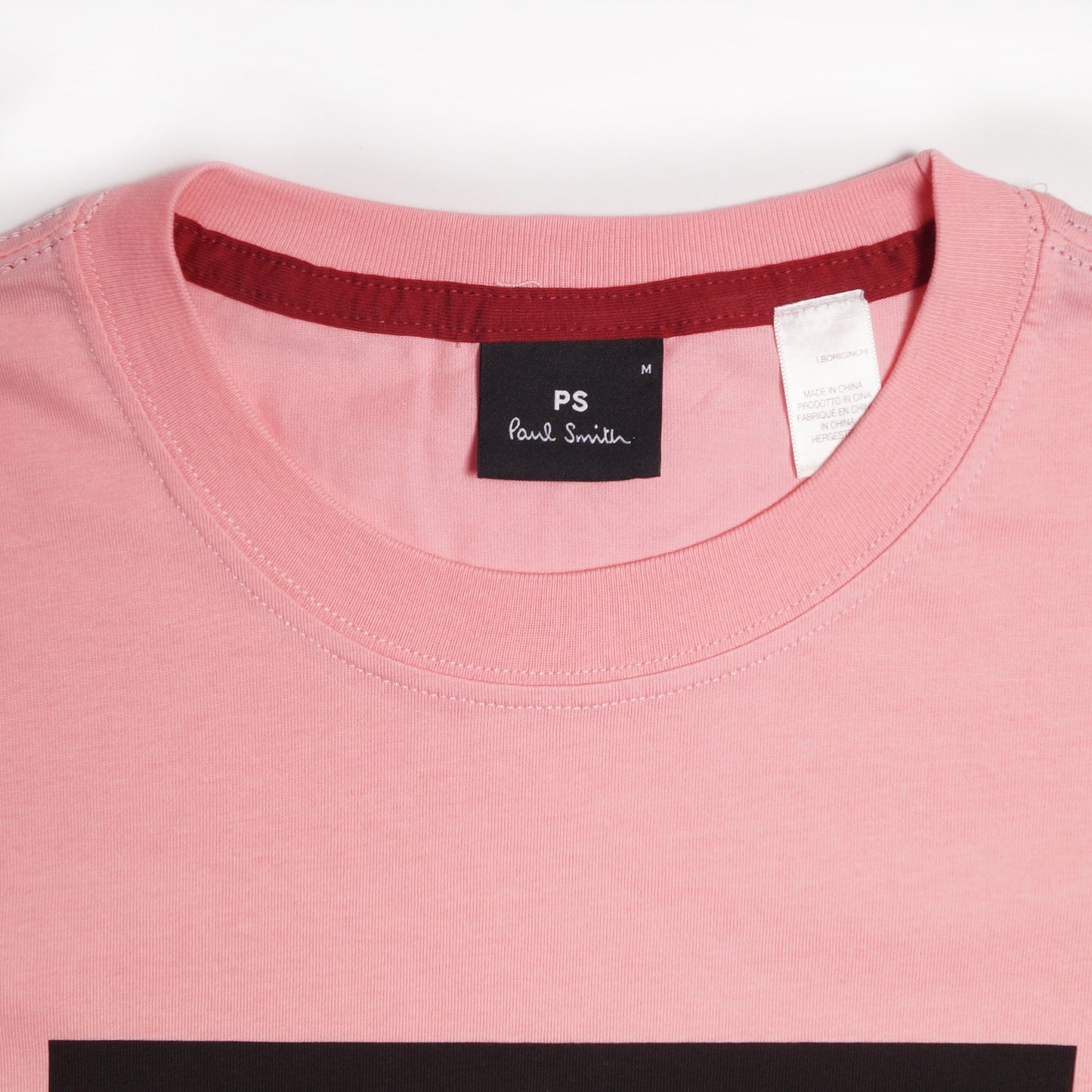 - 'Keyhole' Print Organic Cotton T-Shirt - Pink