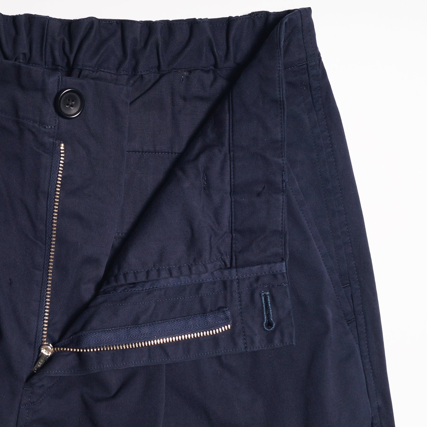- Double-Pocket Chinos - Dark Navy