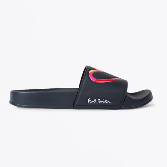 - 'Summit' Slides With 'Swirl Heart' - Navy