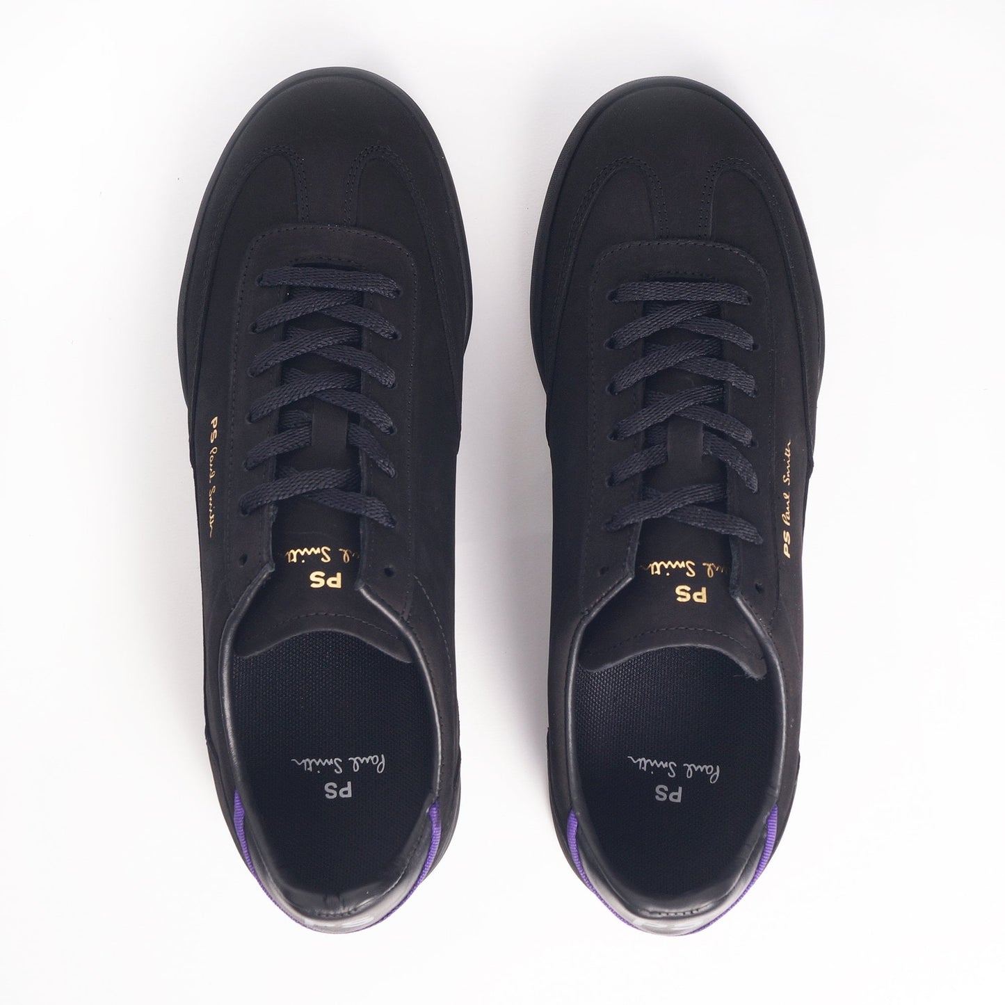 - Nubuck Leather 'Dover' Trainers - Black