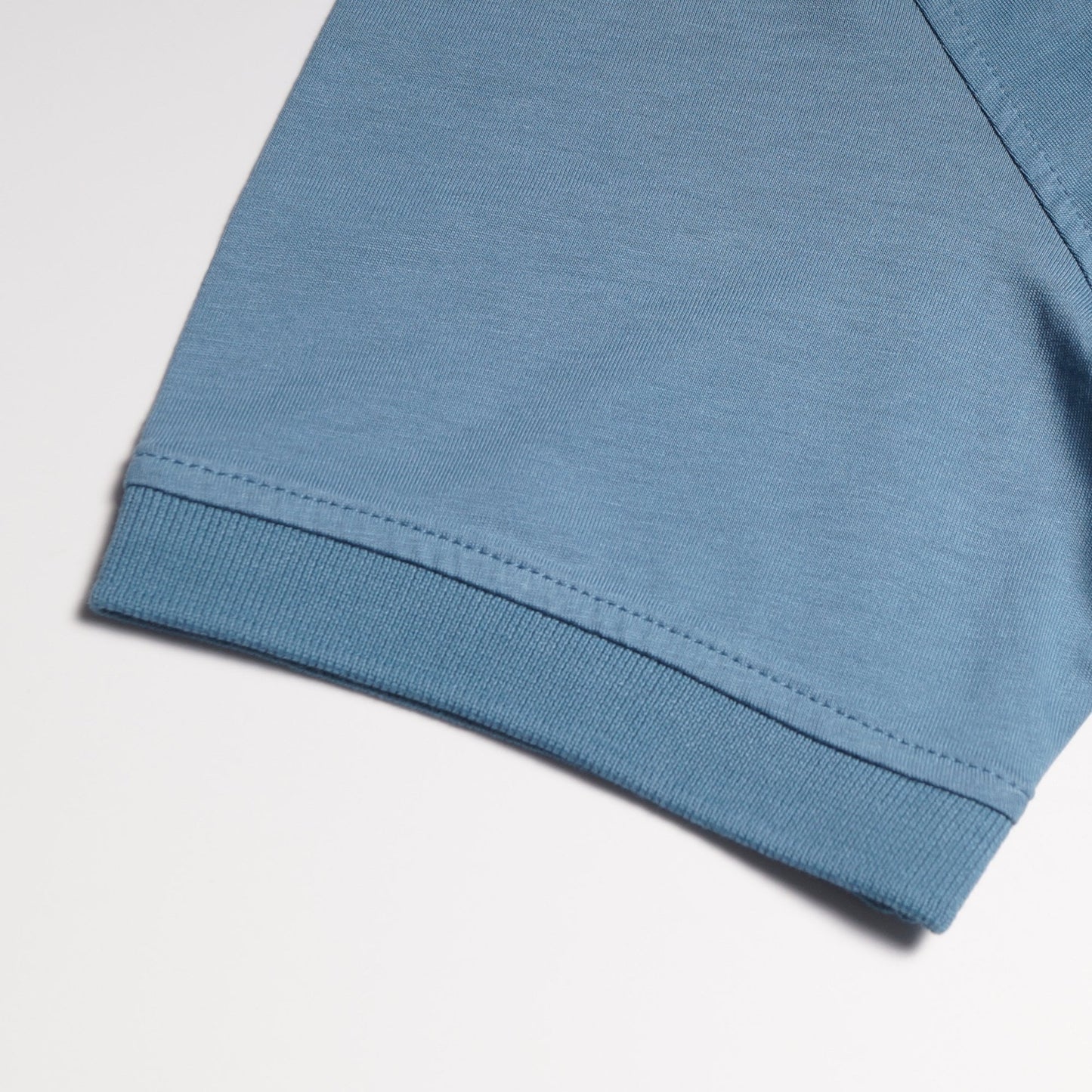 - Organic Cotton Polo Shirt - Blue