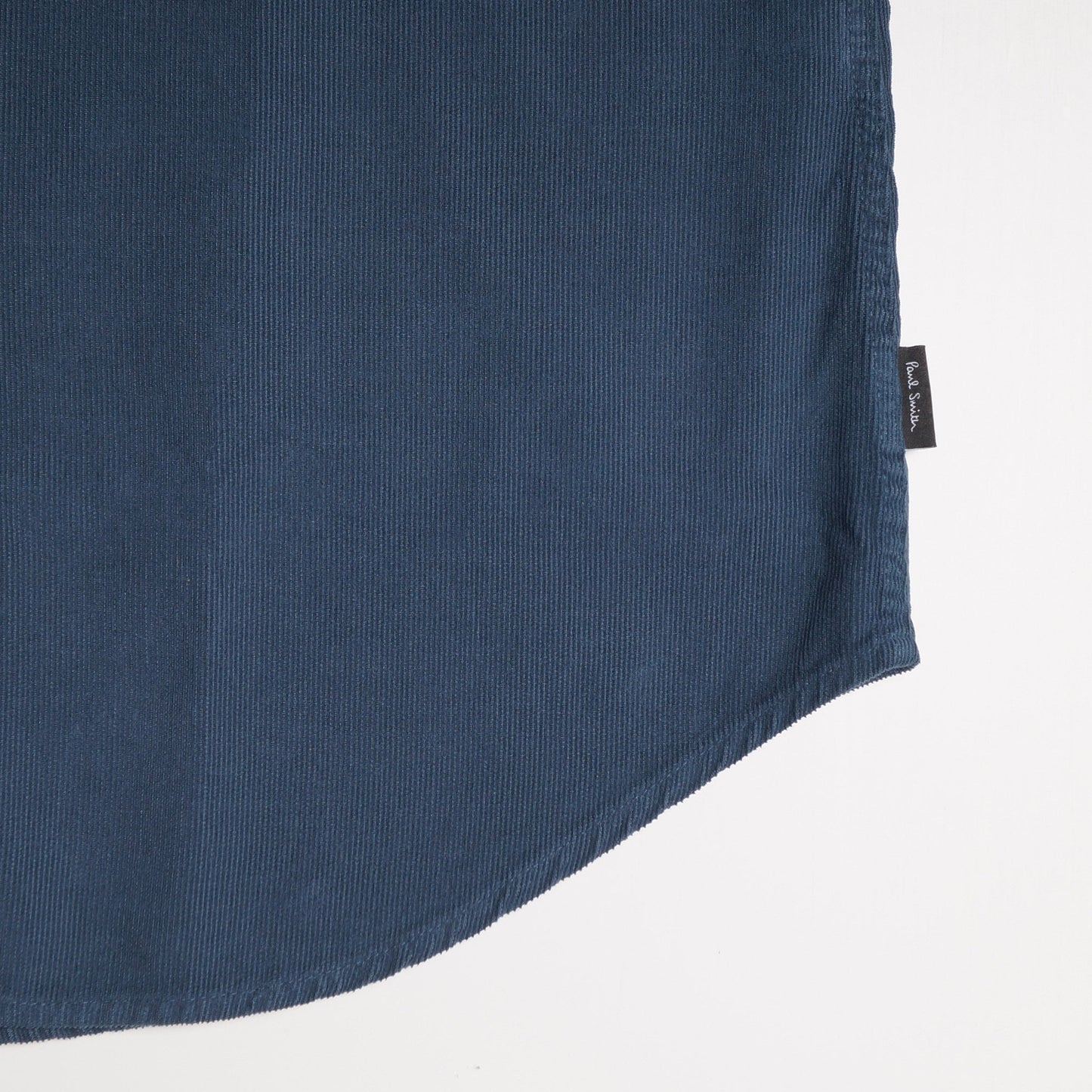 - Tailored-Fit Corduroy Shirt - Blue