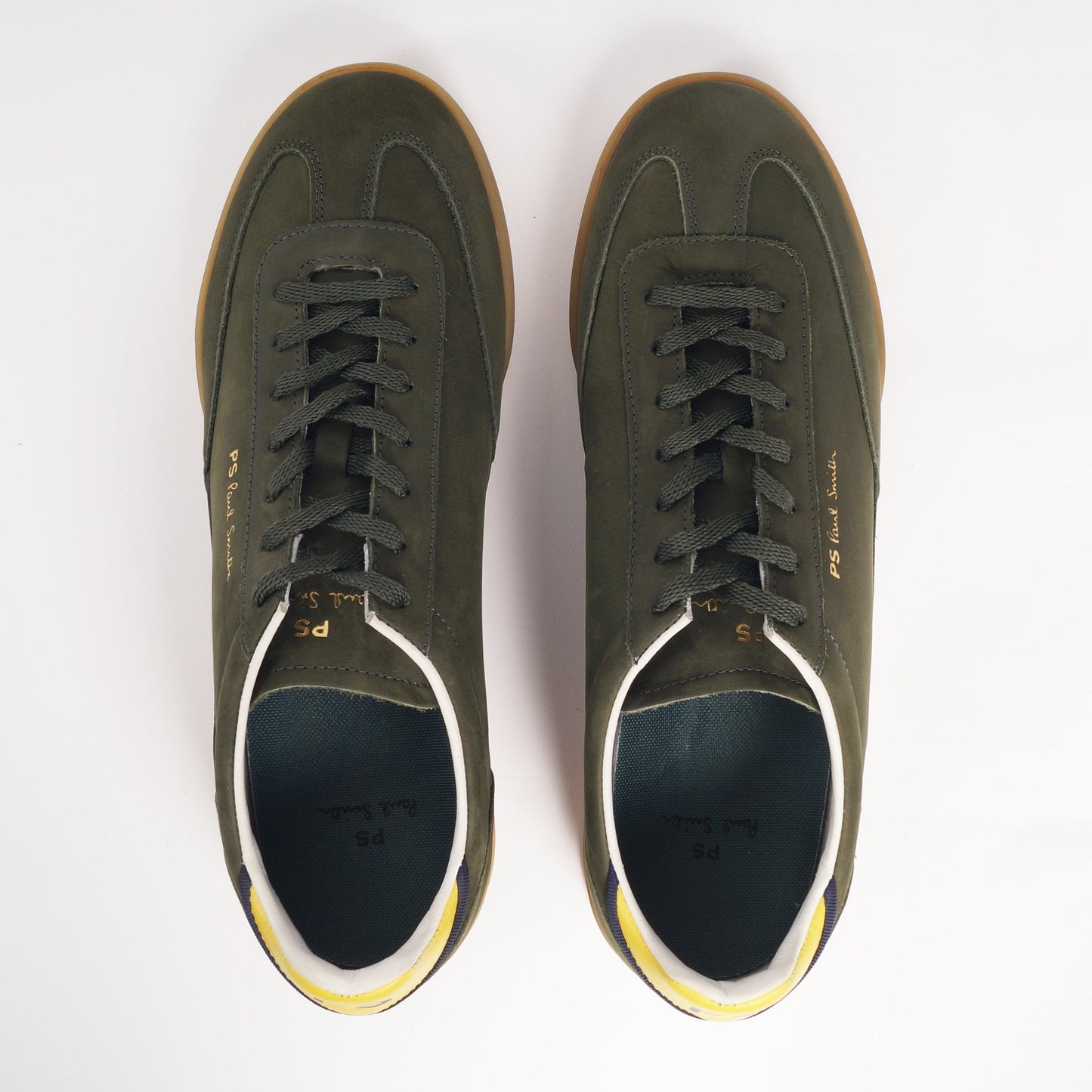 - Nubuck Leather 'Dover' Trainers - Green