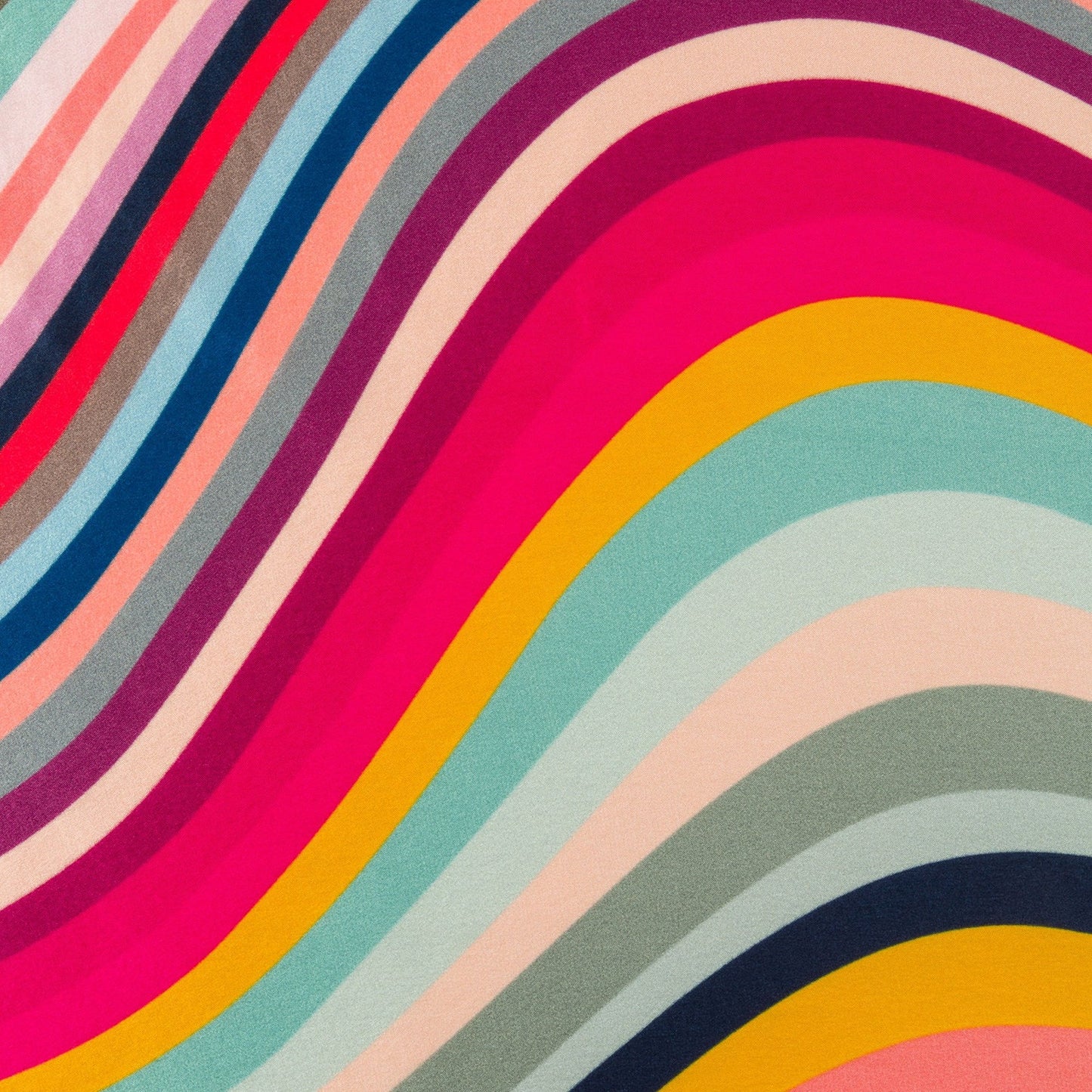 - 'Swirl' Silk Scarf - Multi