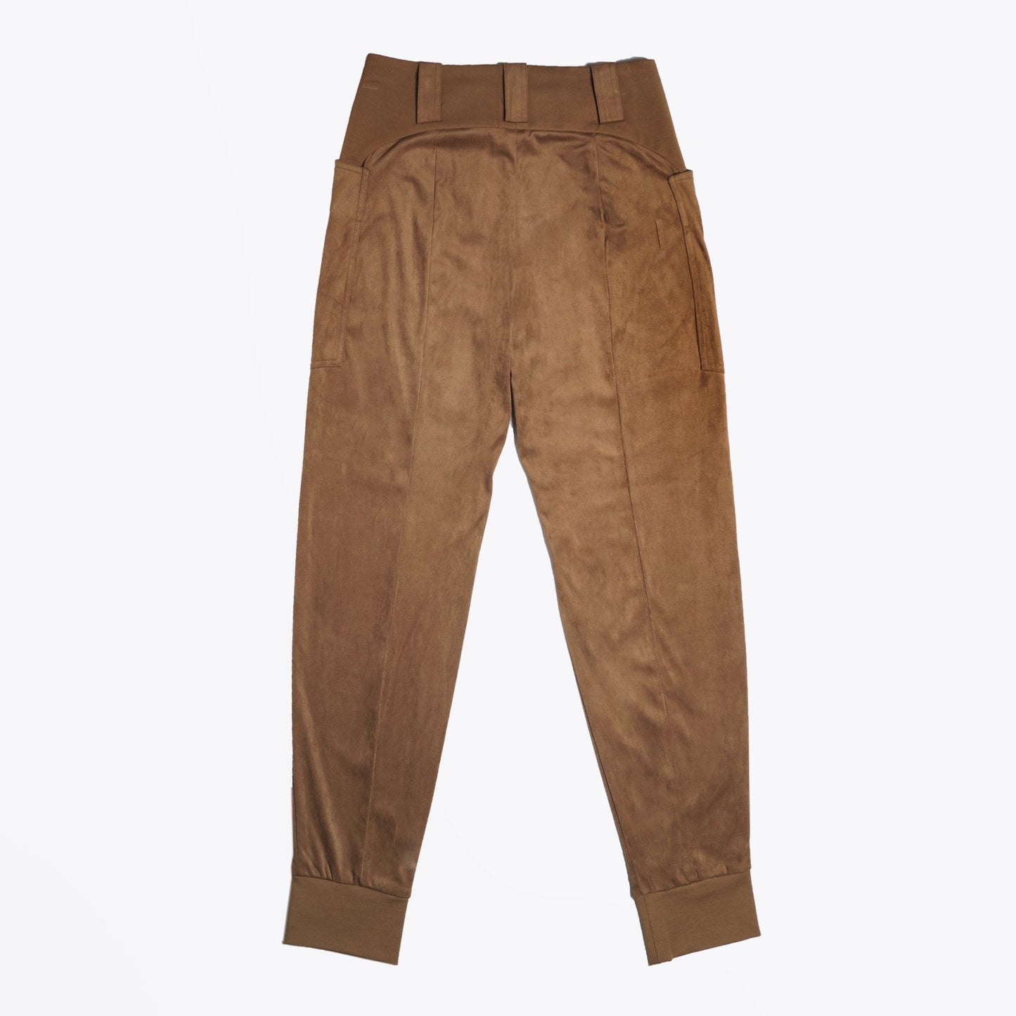 - Suedette Trouser - Brown