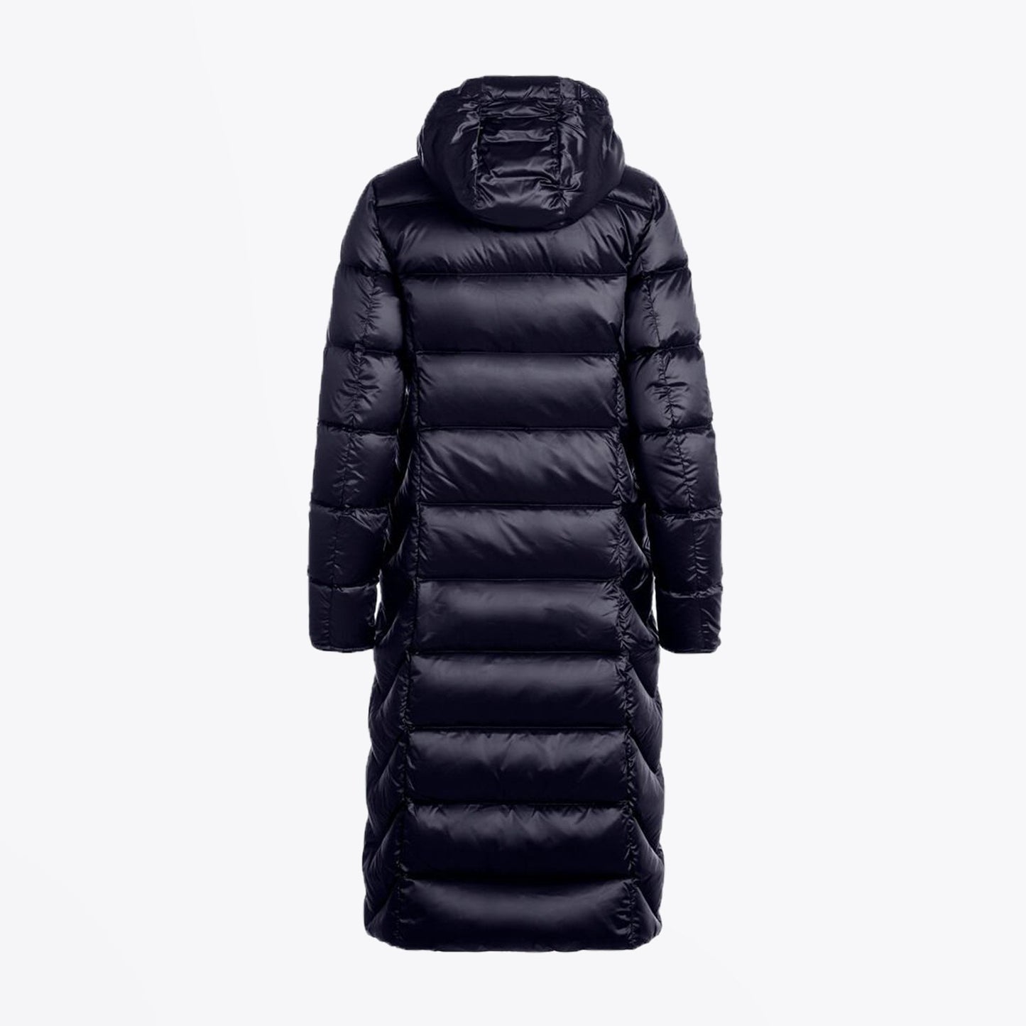 Leah - Long Puffer Jacket - Navy