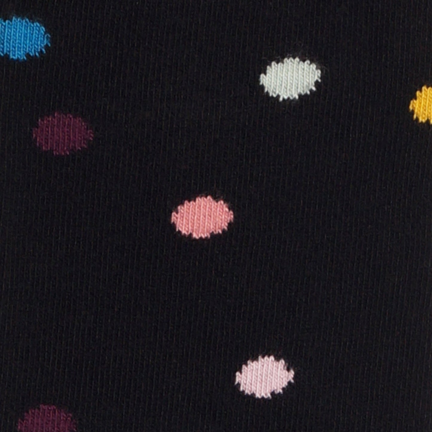 Multi Polka Dot Socks - Black