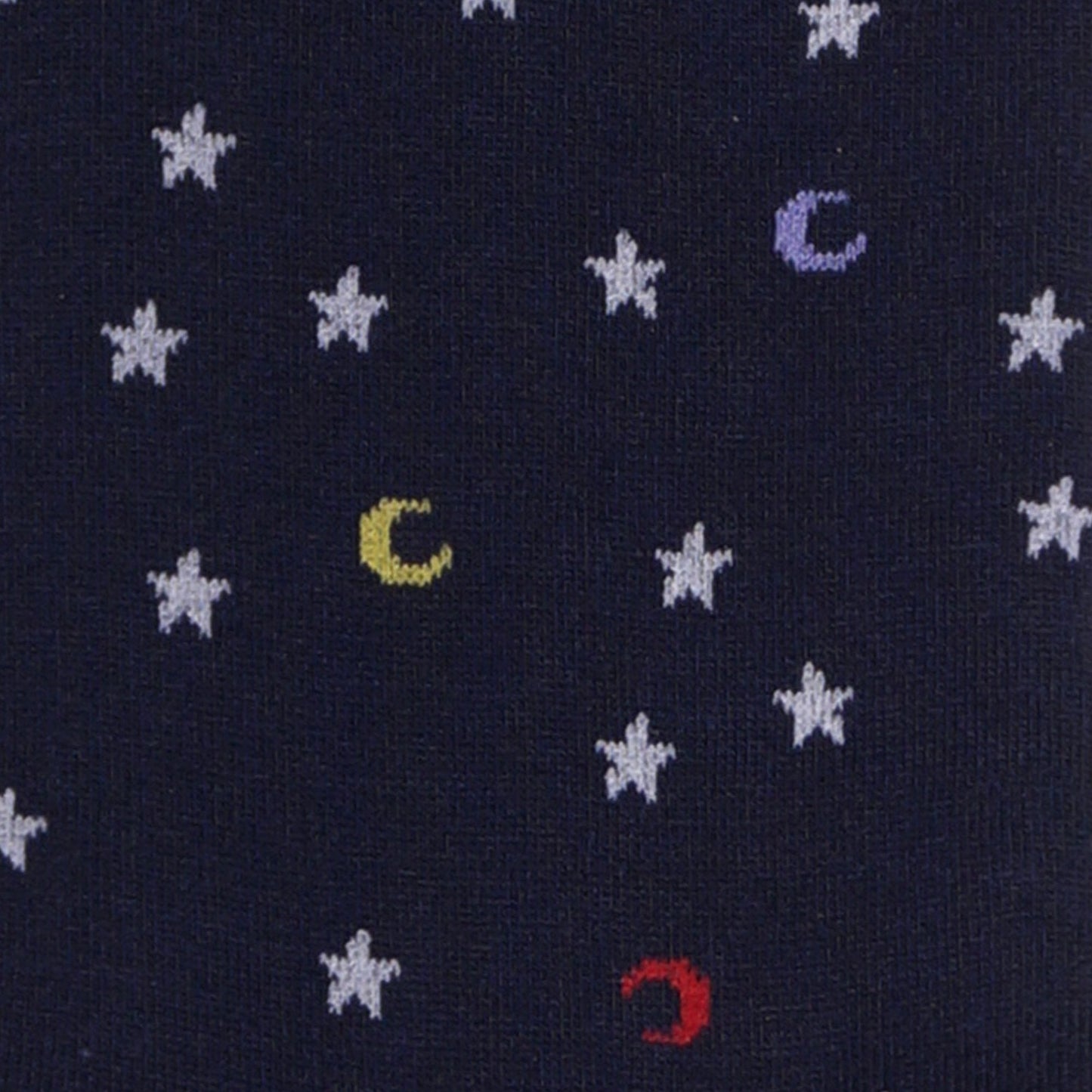 Moon And Stars Socks - Navy