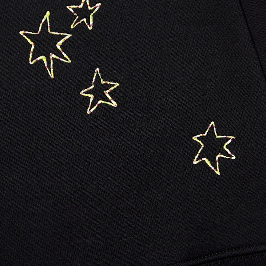 - 'Dreamscape' Cotton Sweatshirt - Black