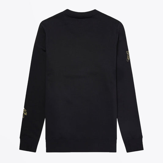 - 'Dreamscape' Cotton Sweatshirt - Black