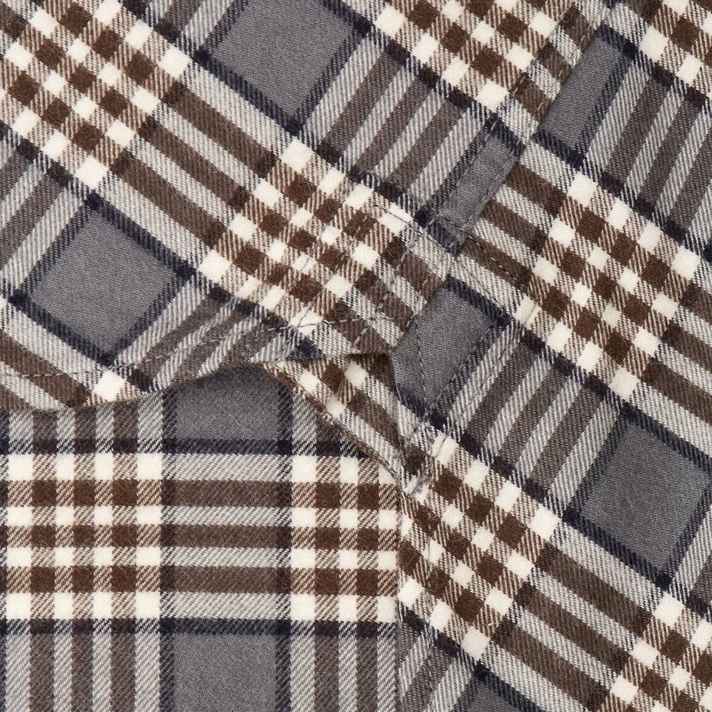 New York Special - Checked Print Shirt - Grey