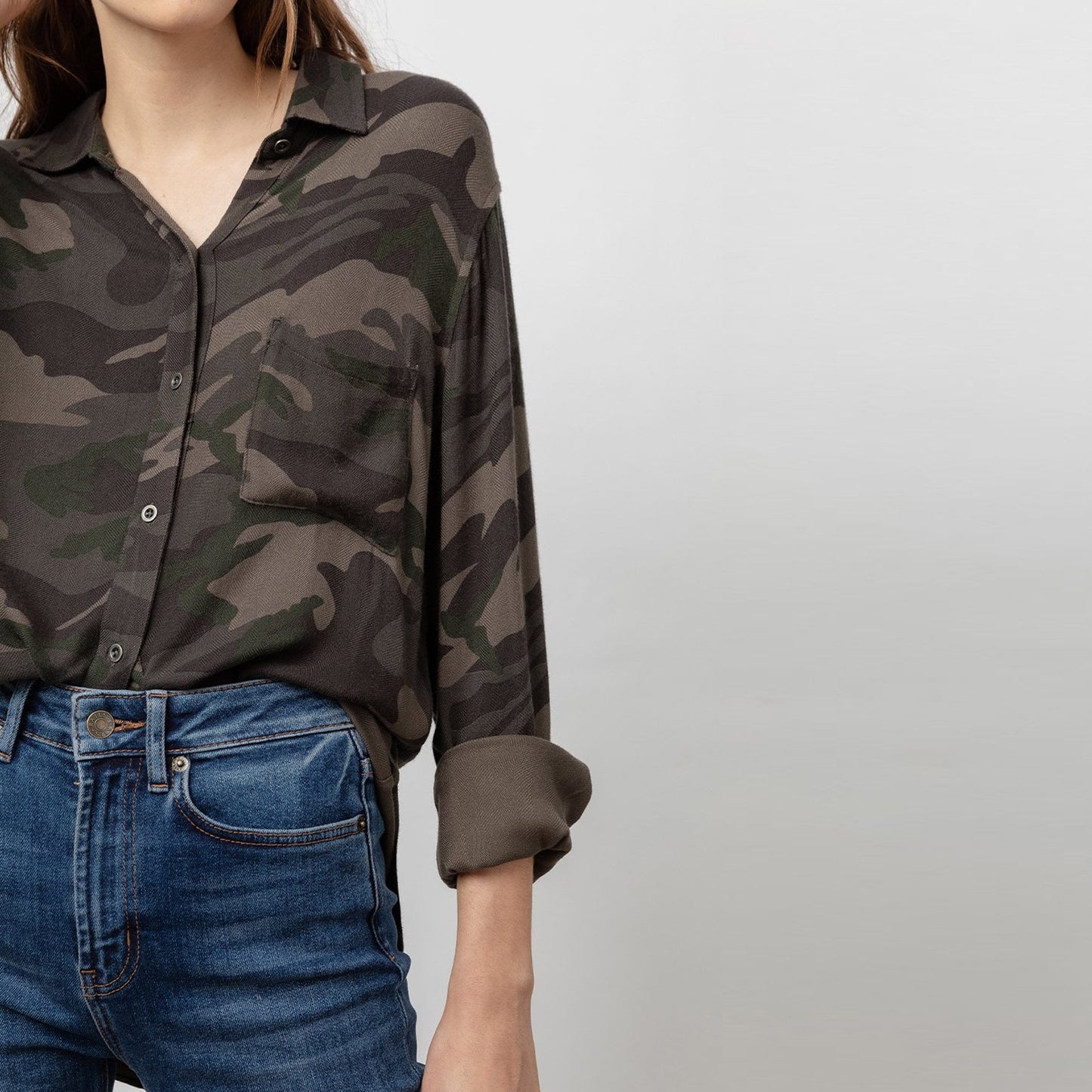 Hunter - Camo Print Shirt - Green