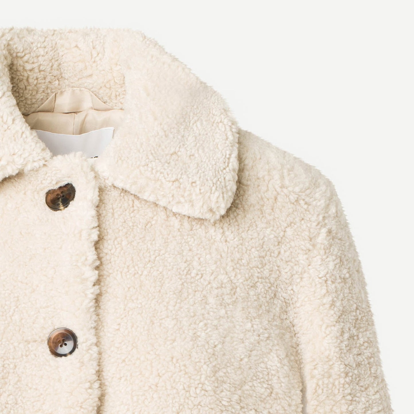 - Teddy Bear Jacket - Cream