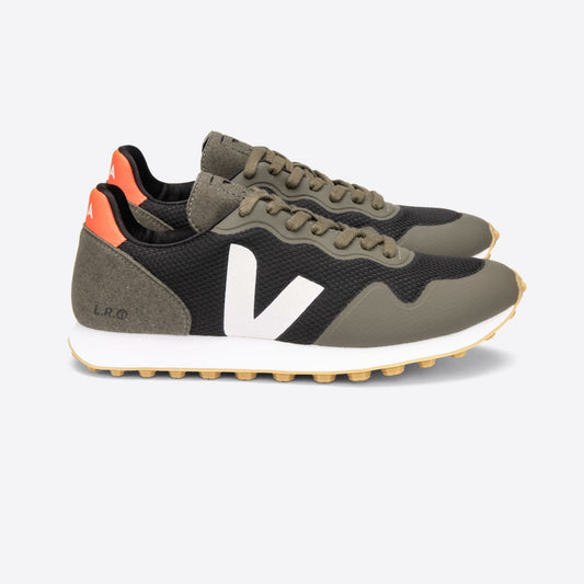 - Alveomesh Trainers - Black/White/Khaki