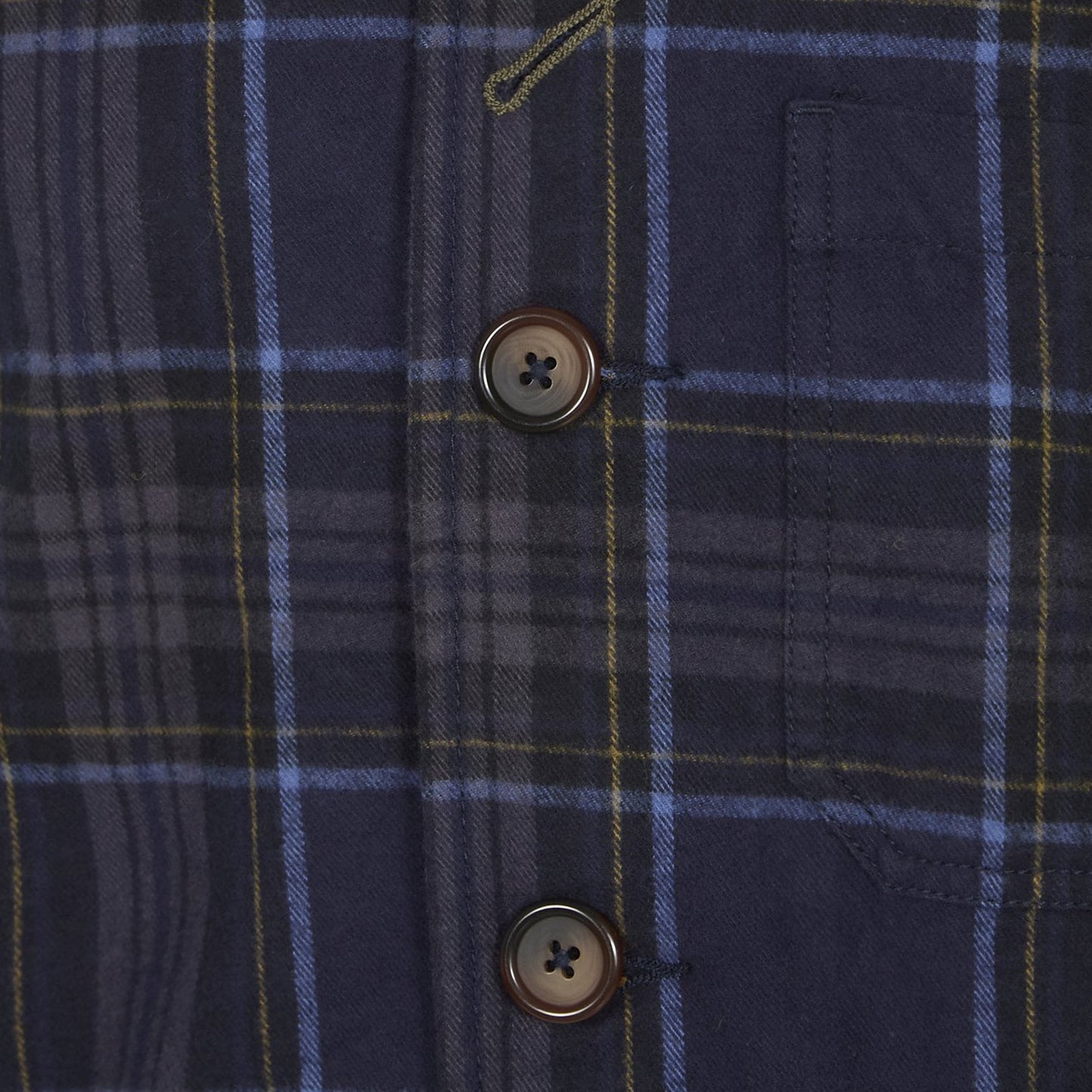 Nebraska Check Bakers Chore Jacket - Navy
