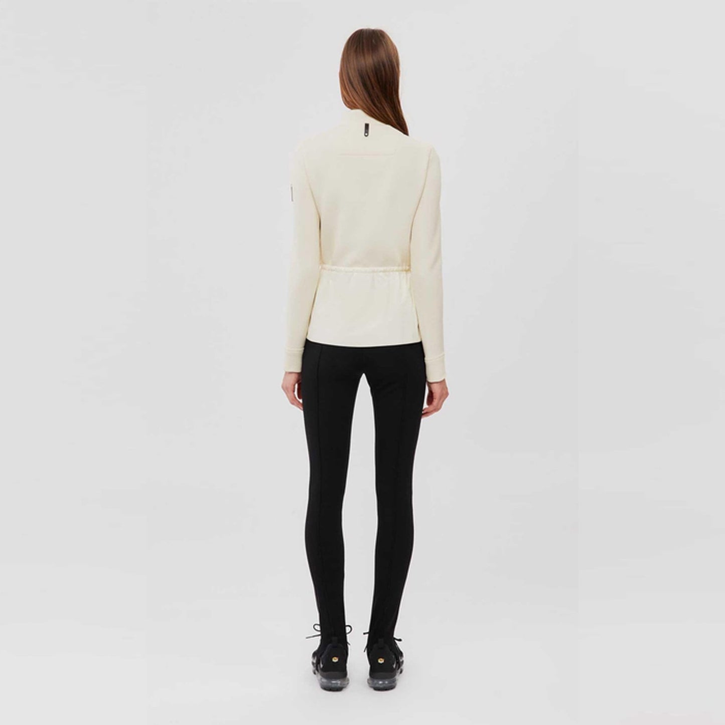 Joyce - Mixed Media Jacket - Cream