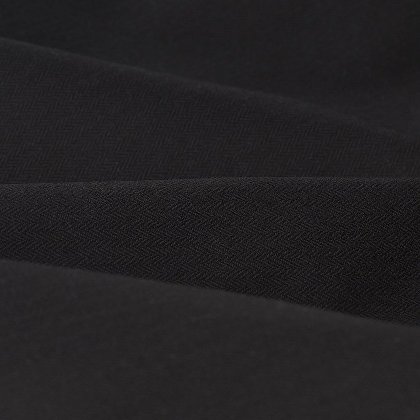 - Waxed Herringbone Jacket - Black