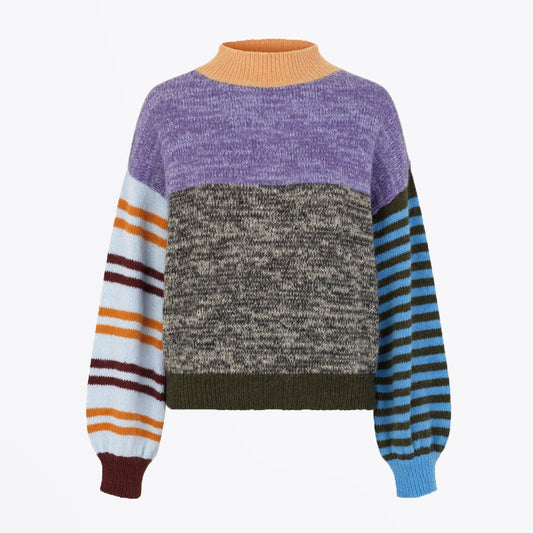 - Adonis - Colour Block Sweater - Multi