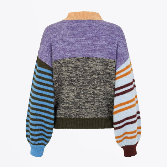 - Adonis - Colour Block Sweater - Multi