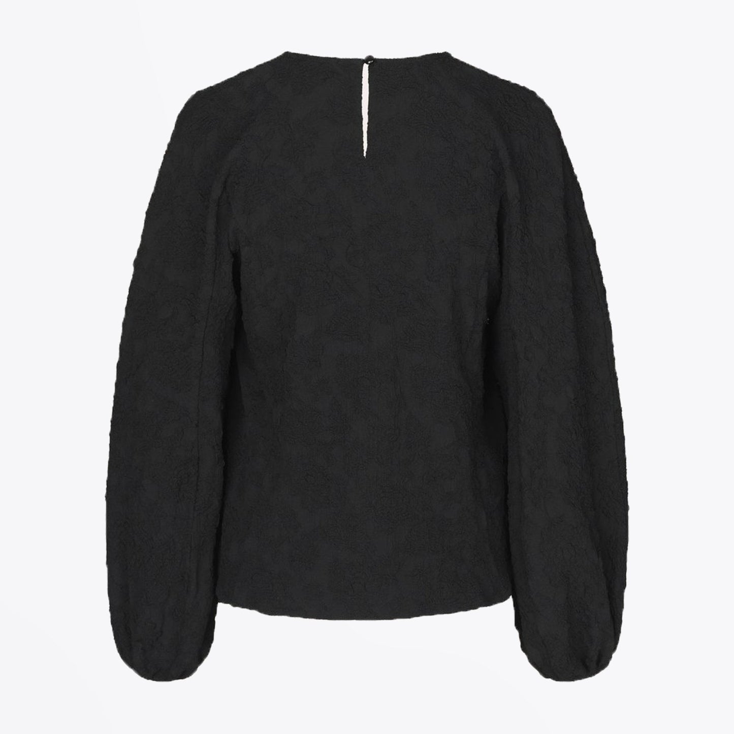Ida - Textured Blouse - Black