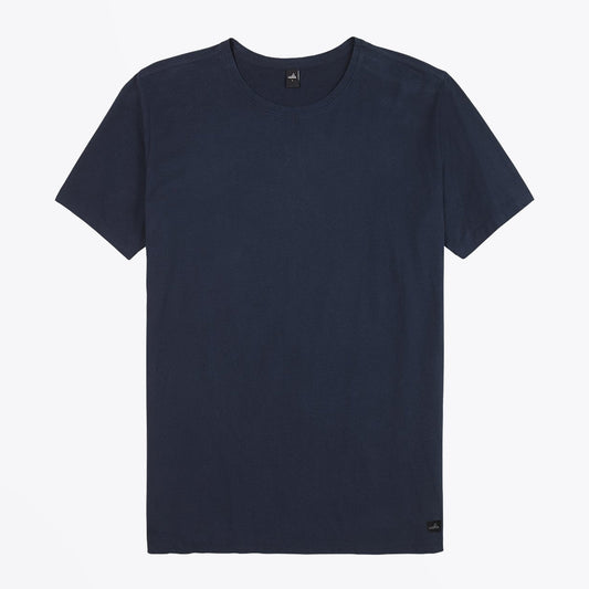 - Woods - Crew Neck T-shirt - Navy Blue