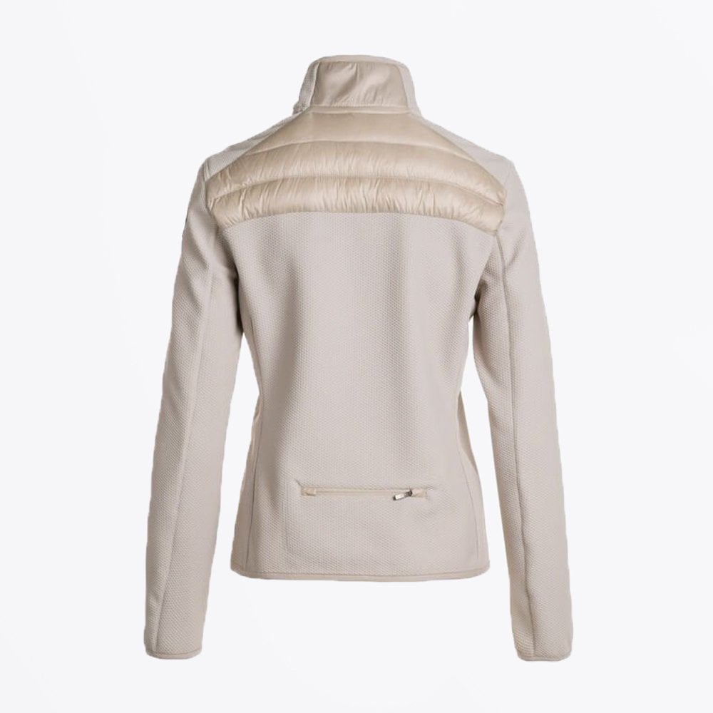 - Olivia - Honeycomb Knit Jacket - Silver/Grey