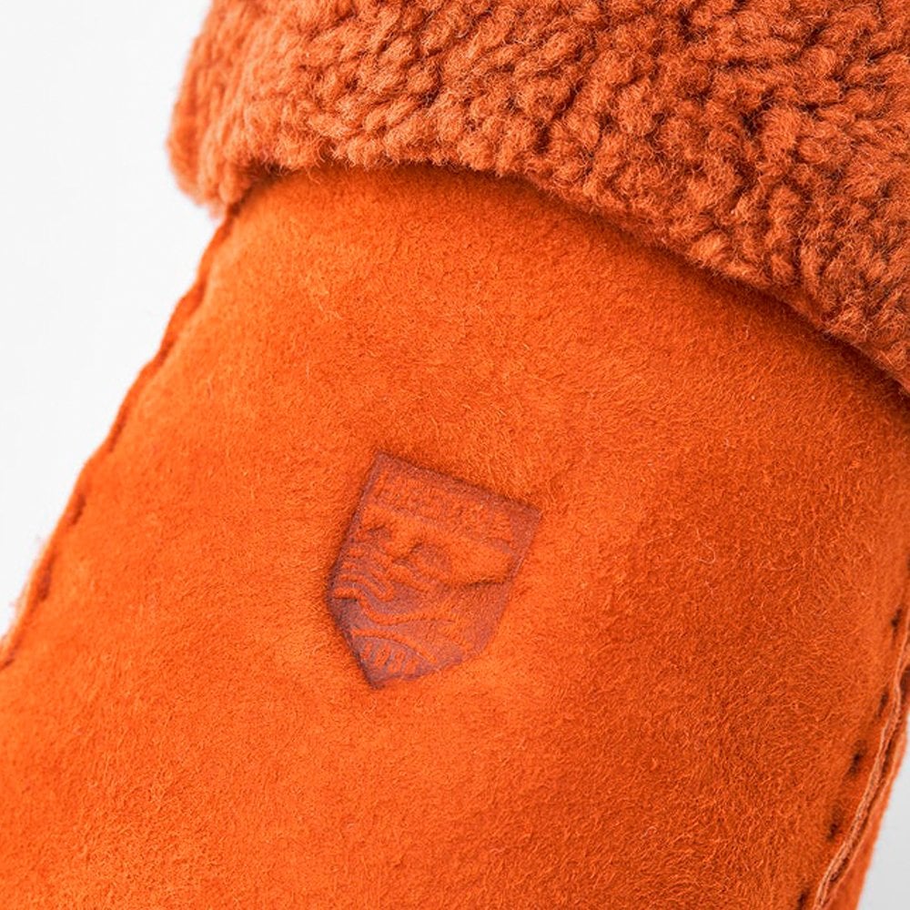 - Sheepskin Mitt - Orange