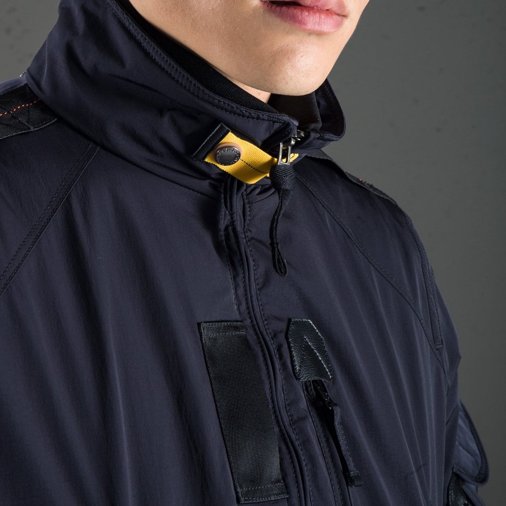 - Fire Light - Down Bomber Jacket - Blue/Black