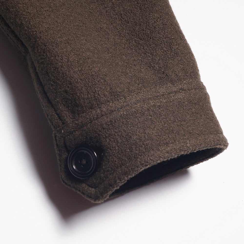 - Boiled Wool Work Jacket - Green