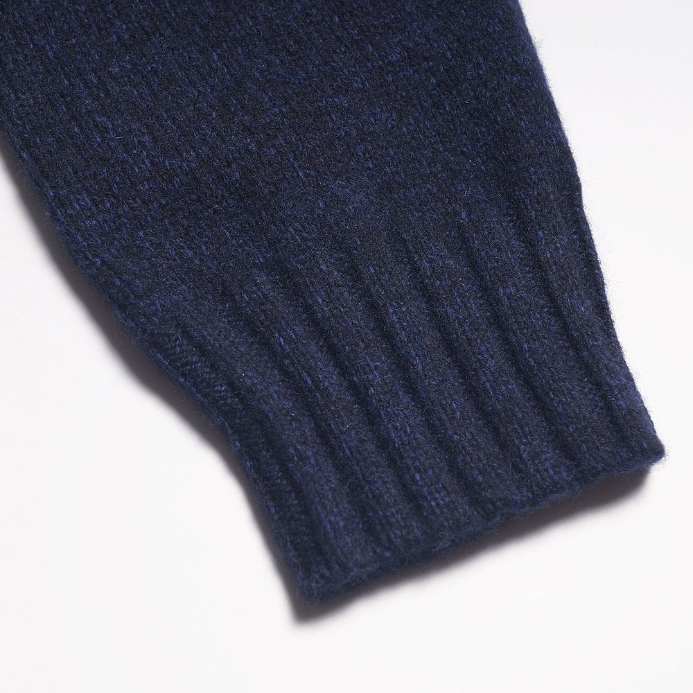 - Cashmere Turtleneck Pullover - Navy