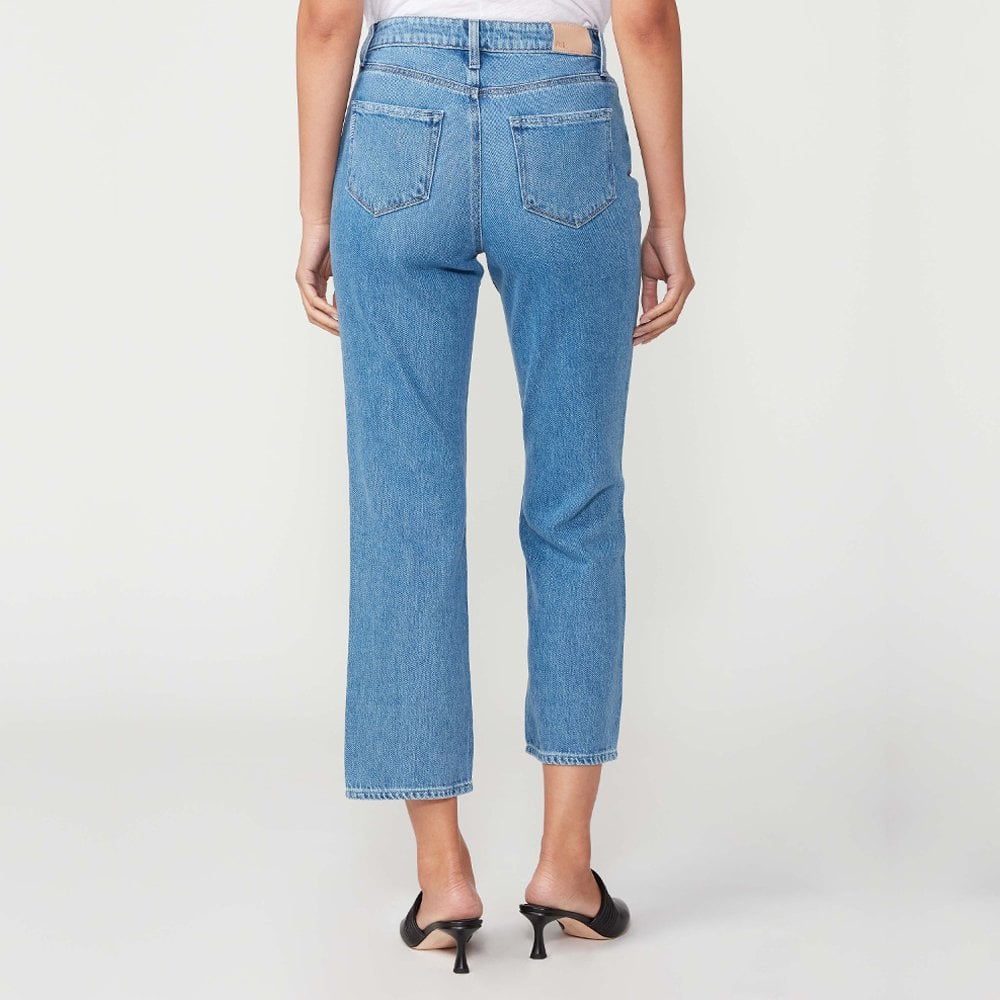 - Noella - High-Rise Straight Jeans - Light Blue