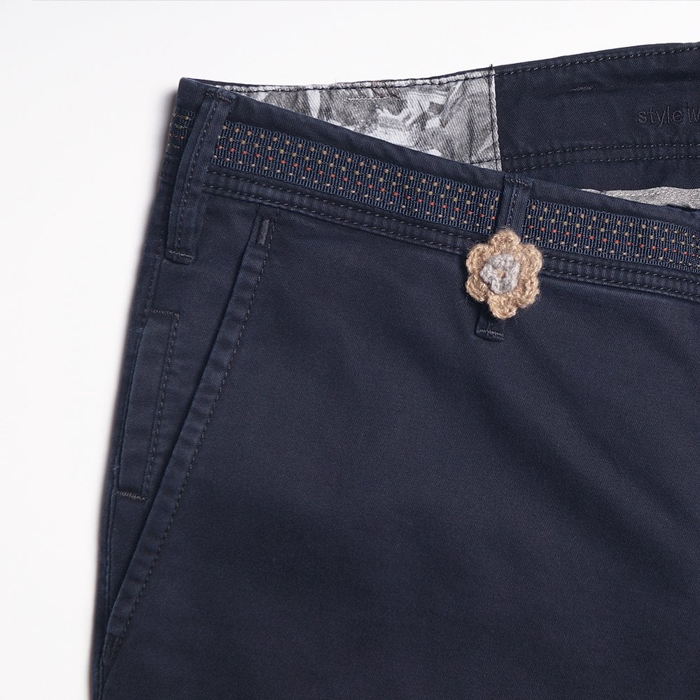 - Apus - Slim Super Stretch Chino - Navy