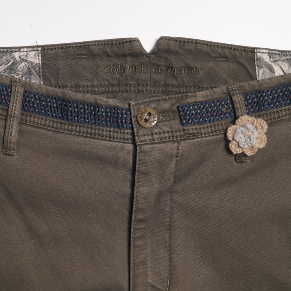 - Apus - Slim Super Stretch Chino - Green