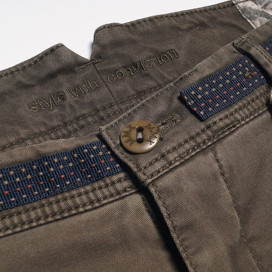 - Apus - Slim Super Stretch Chino - Green