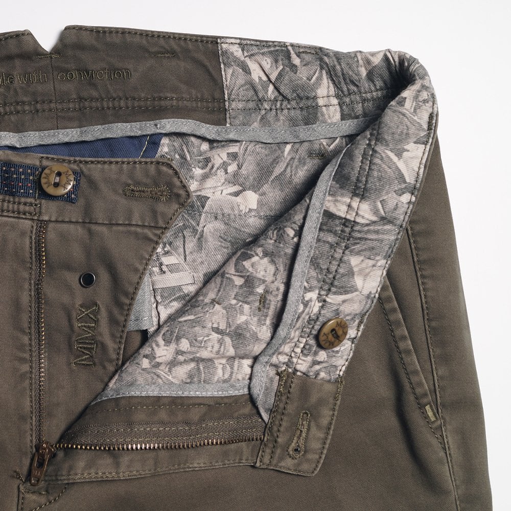 - Apus - Slim Super Stretch Chino - Green